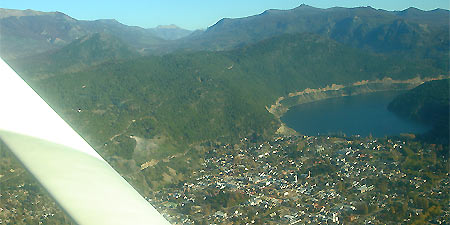 Vista aerea de San Martín de los Andes Vista aerea de San Martín de los Andes